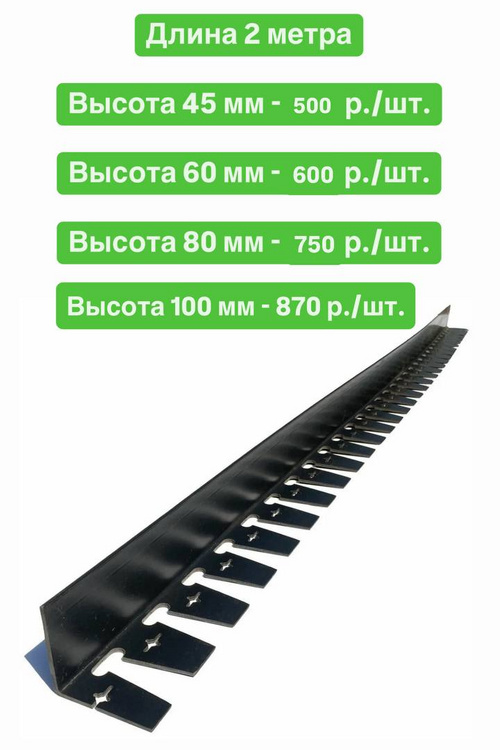 Пластиковый бордюр
