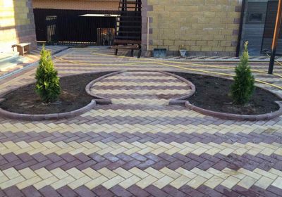 Применение тротуарной плитки в ландшафтном дизайне