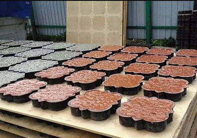 Тротуарная плитка "Ромашка"