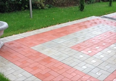 Тротуарная плитка "Квадрат Кирпичик" (295*295*30 мм)